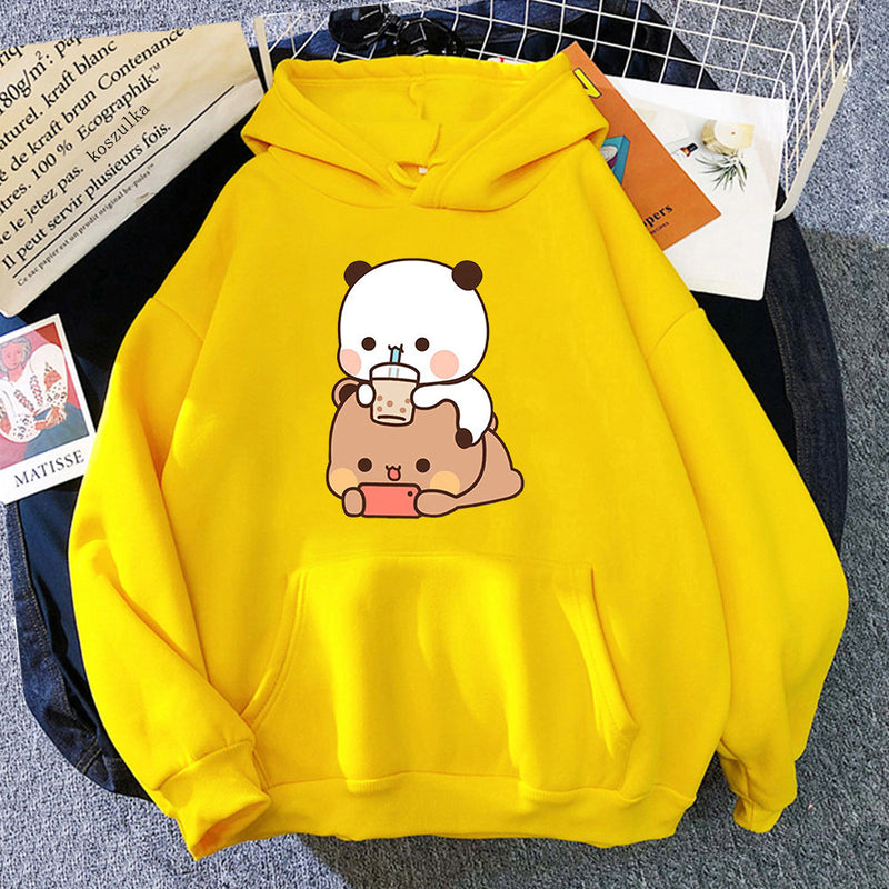 Bubu And Dudu Hoodies For Women Aesthetic Graphic Fun Kawaii - VibeSoothe