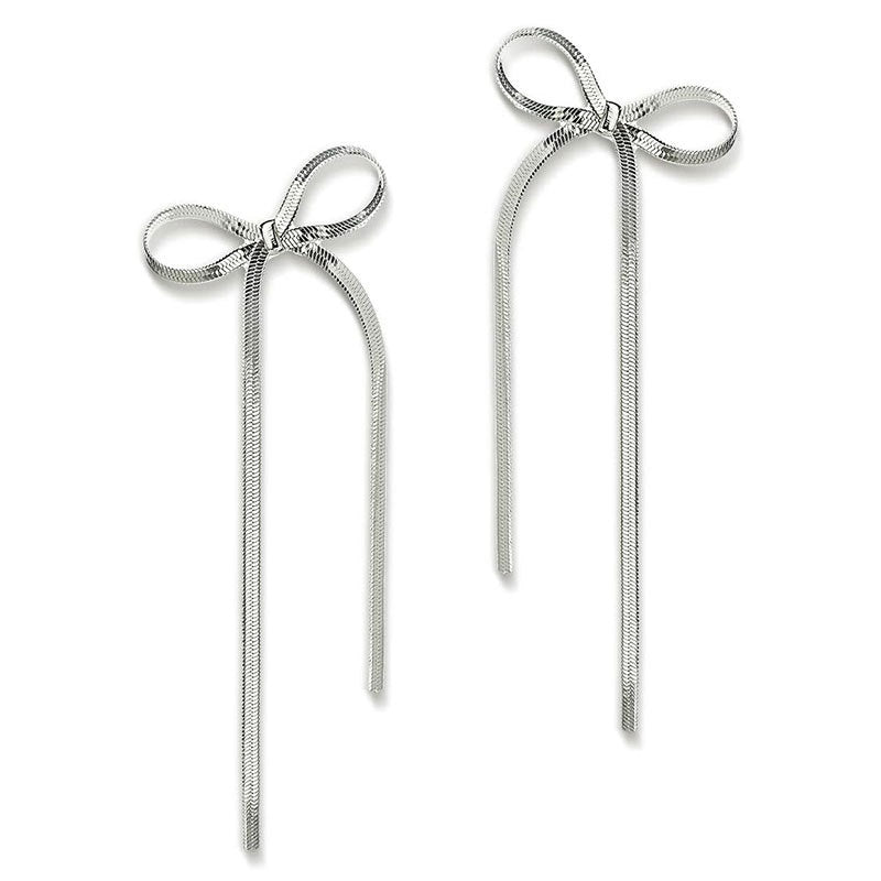 Boucles d'oreilles créoles à nœud de luxe