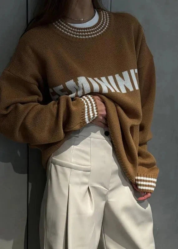 Urban Casual Oversized Knit Sweater