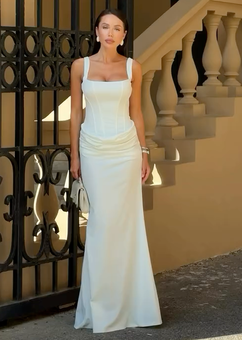 Seraphine Sculpted Mermaid Maxi Dress