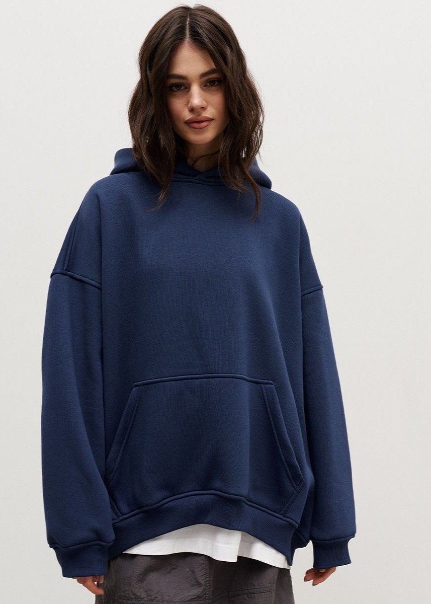 Gezellige oversized hoodie - Boyfriend-stijl met polarfleece