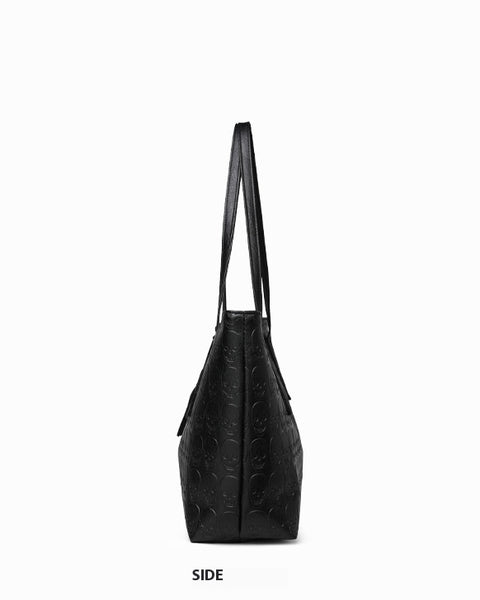 Gothic-Chic Skull Tote - VibeSoothe