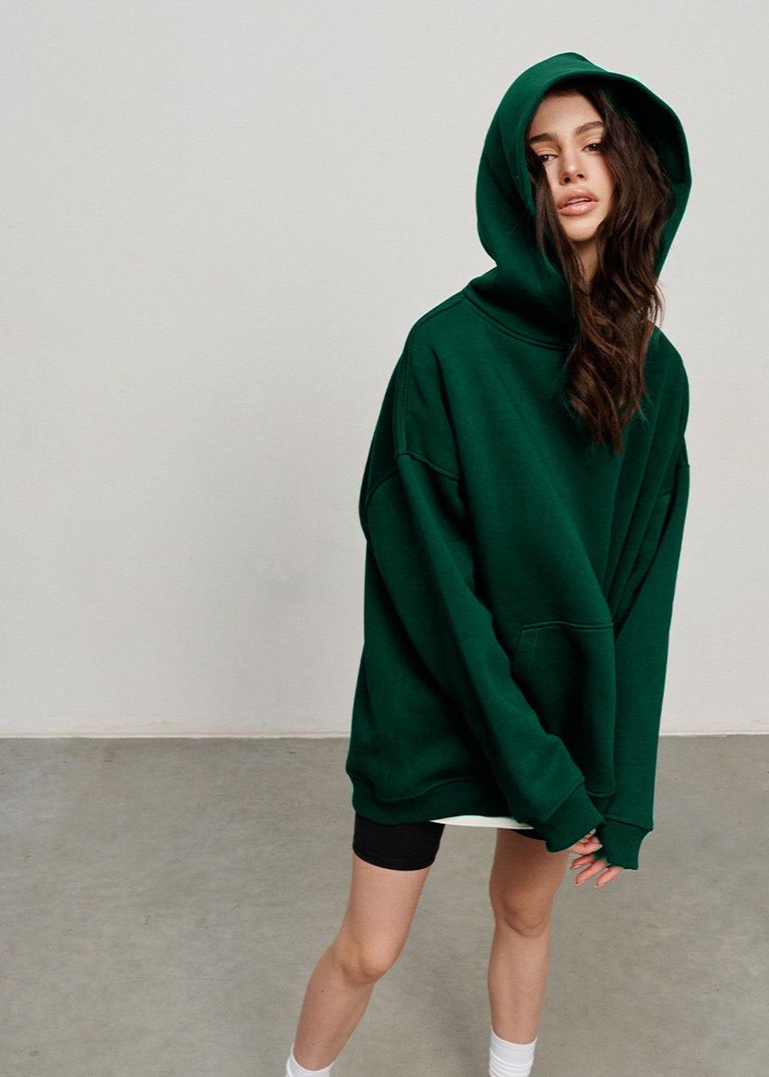 Gezellige oversized hoodie - Boyfriend-stijl met polarfleece