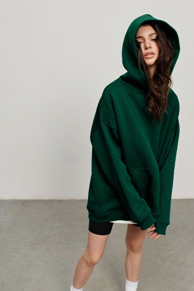 Cozy Oversized Hoodie - Boyfriend Style with Polar Fleece