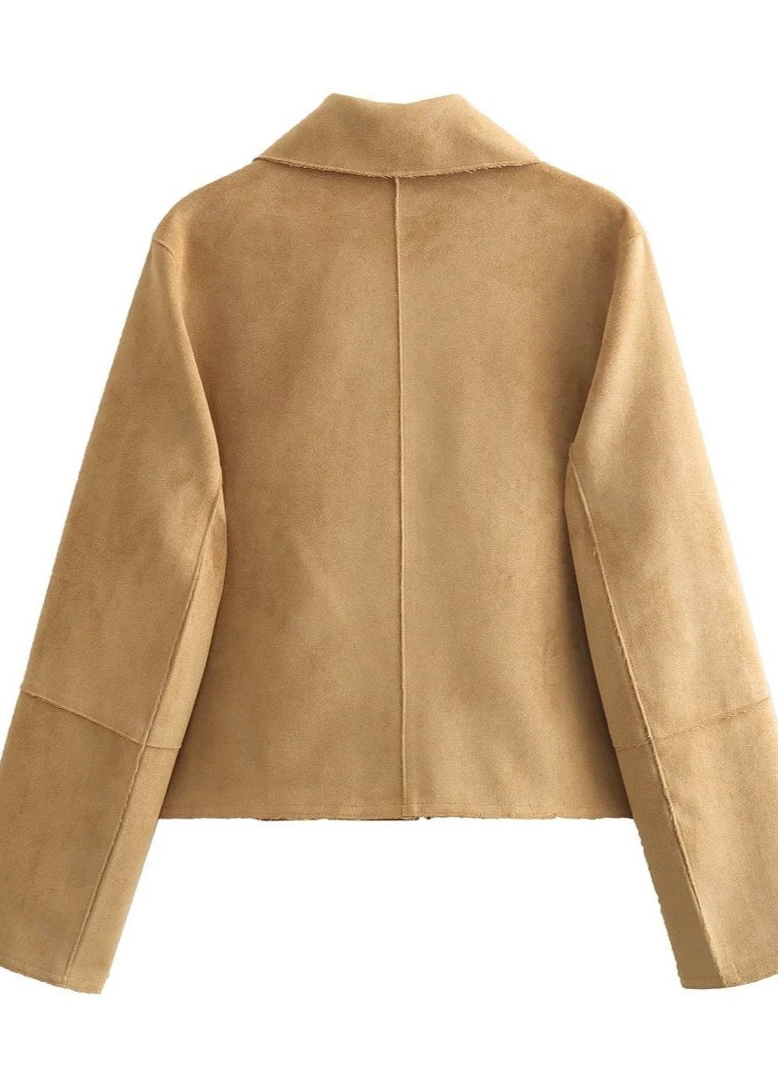 Chic Suede Jacket - Timeless Style