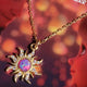  Golden-sun necklace