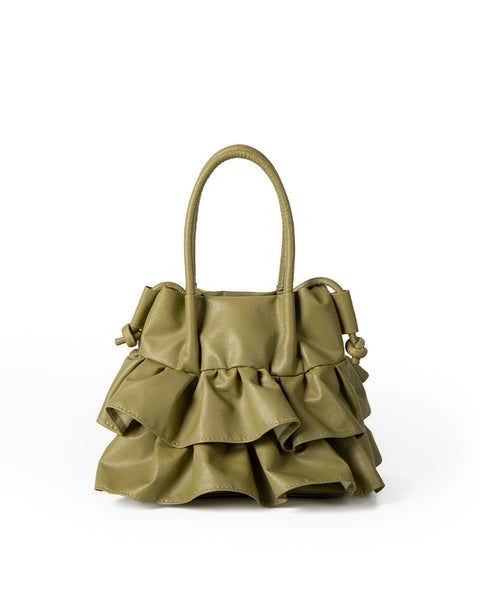 Pleated-Ruffled-Messenger-Bag