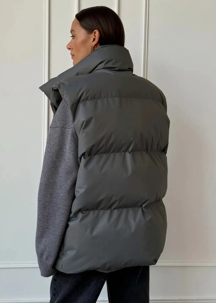 Gilet d'hiver rembourré sans manches – Couche ultra confortable