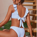 Aveline Lace-up Bikini Set - VibeSoothe