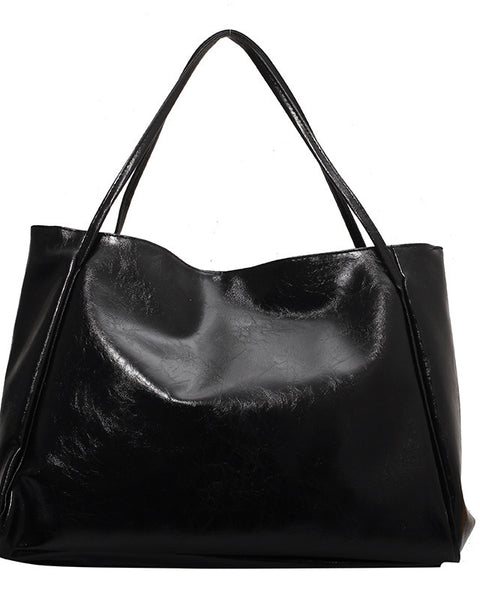 Glossy-Luxe Tote - VibeSoothe