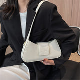 All-Match Shoulder Baguette Bag - VibeSoothe