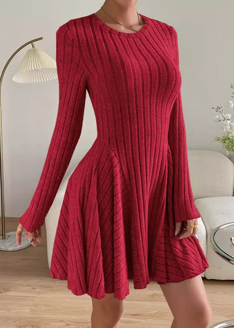 Cozy Knit A-Line Dress