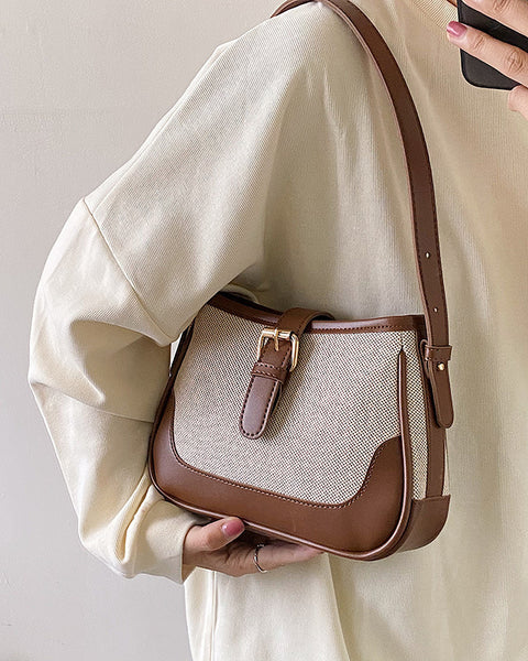 Vintage-Chic Shoulder Bag