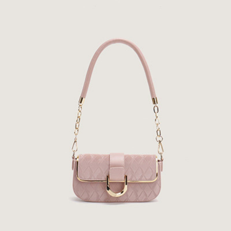 Quilted-Elegance Shoulder Bag