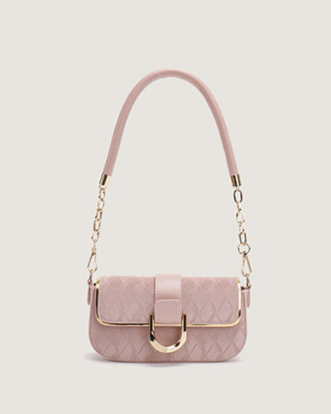 Quilted-Elegance Shoulder Bag