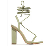 Lace-Up Strappy Sandals - VibeSoothe