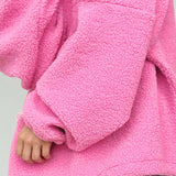 Knitted Lamb Fleece Pullover Sweater - VibeSoothe