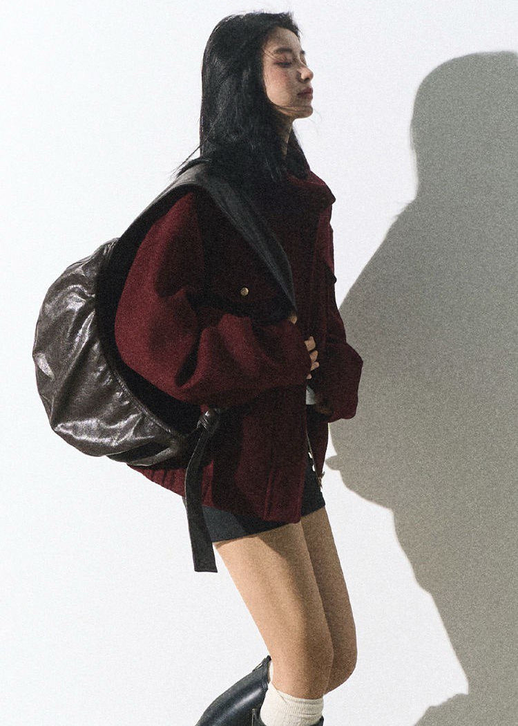 Crimson Field Shirt Jacket – Oversized Utility Style