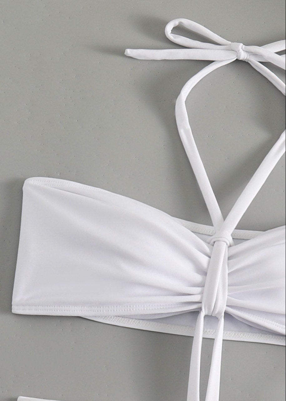 Liora - Cut-Out One Piece Swimsuit with Tie Detail