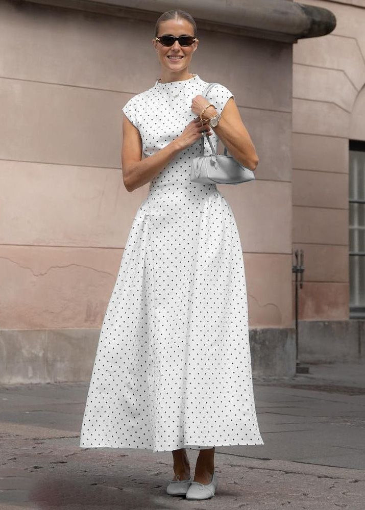Monroe Polka Dot Midi Dress