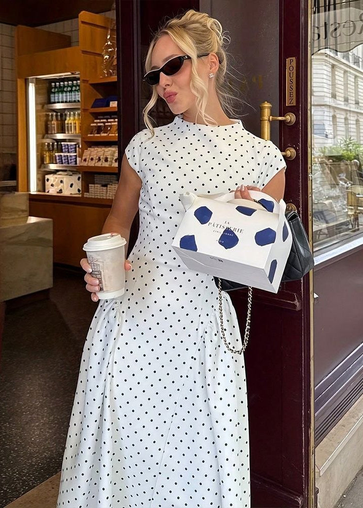 Monroe Polka Dot Midi Dress