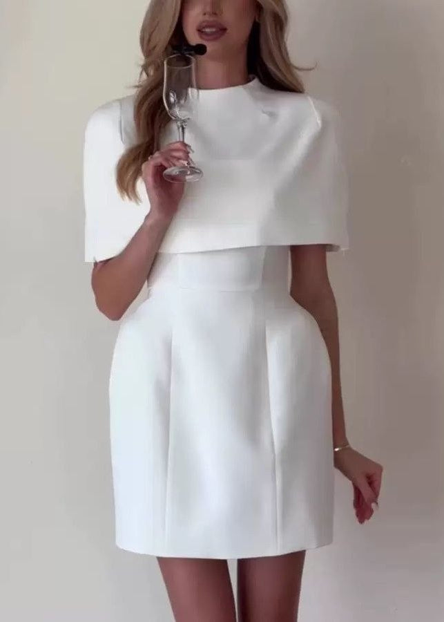 Monroe Convertible Cape Mini Dress