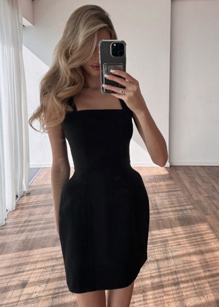 Monroe Convertible Cape Mini Dress