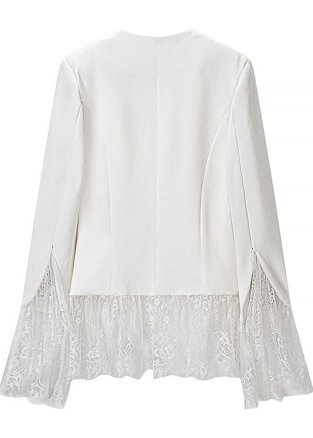 Celestine Lace Blazer & Sheer Flare Pants Set