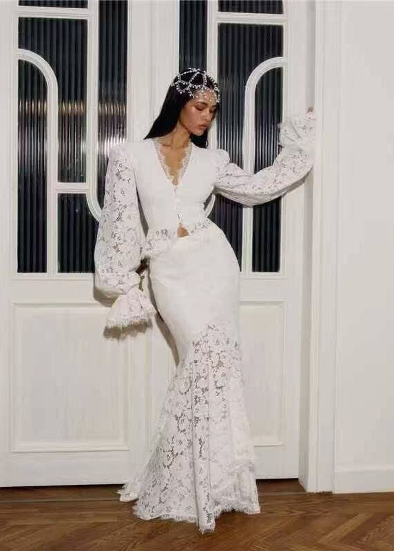 Celestine Lace Bridal Two-Piece Maxi Skirt Set