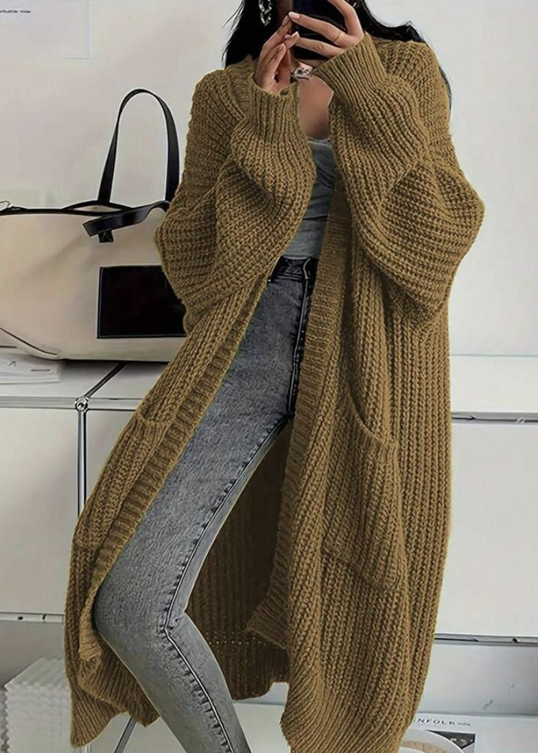 Rowan Oversized Chunky Knit Long Cardigan
