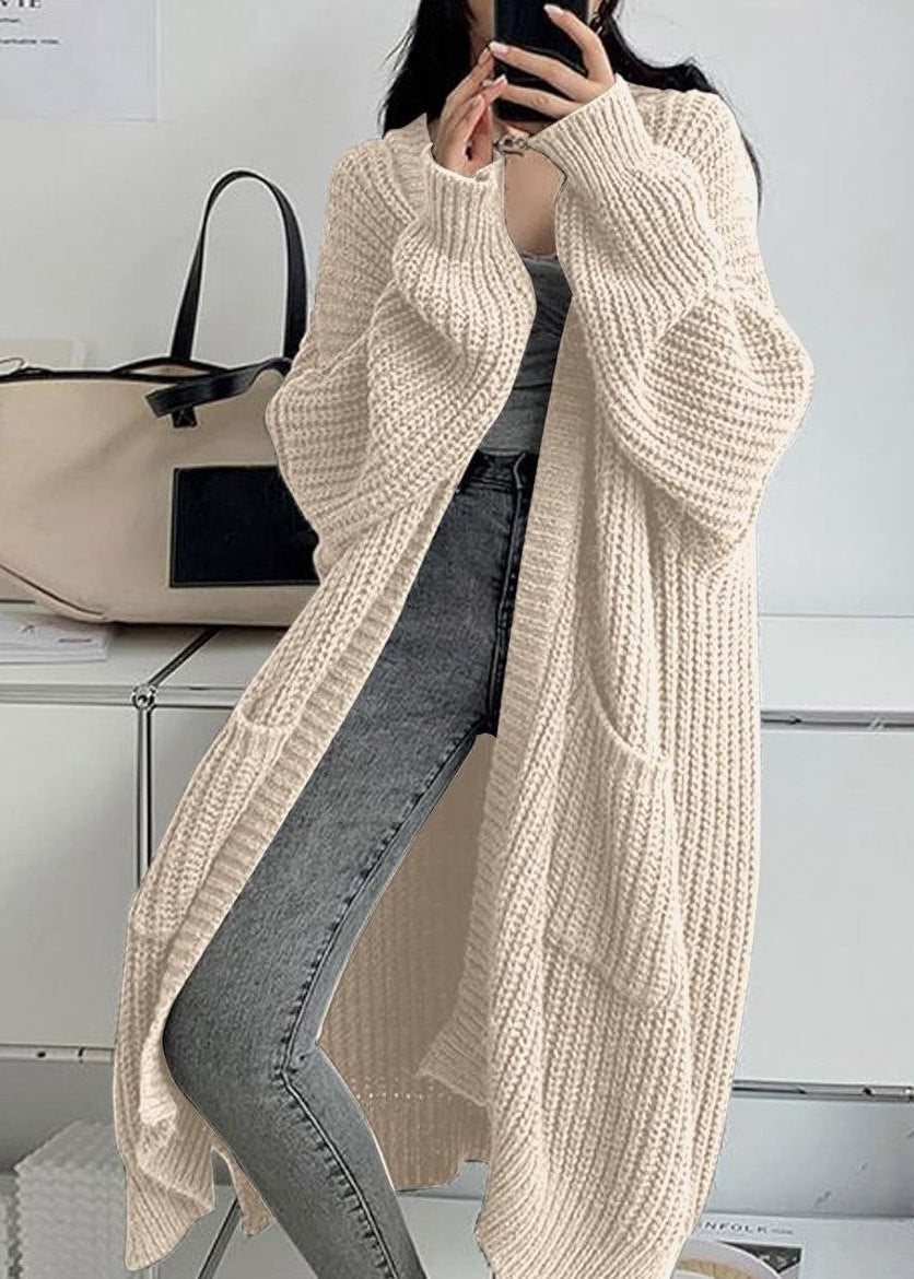 Rowan Oversized Chunky Knit Long Cardigan