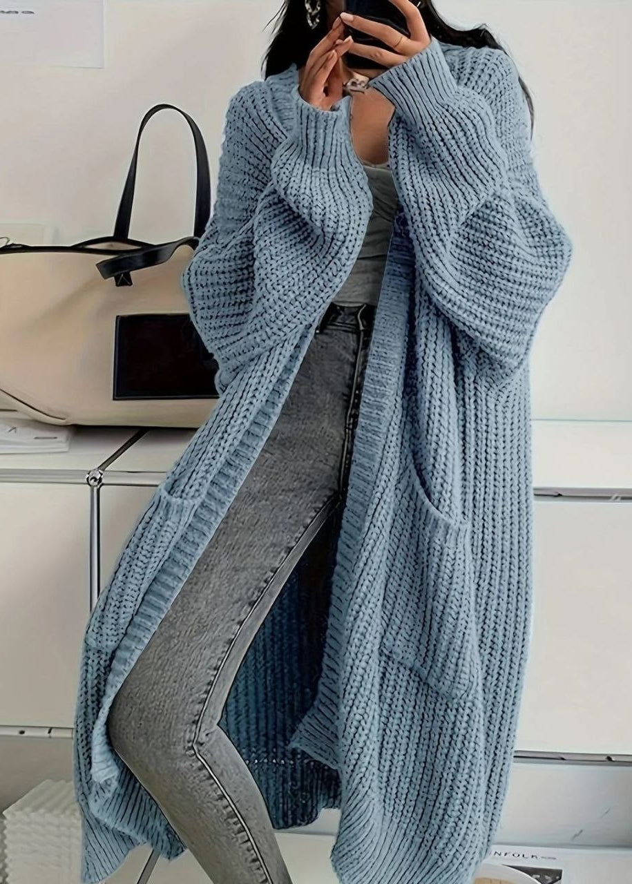 Rowan Oversized Chunky Knit Long Cardigan
