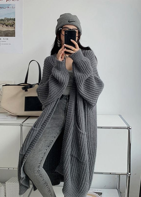Rowan Oversized Chunky Knit Long Cardigan