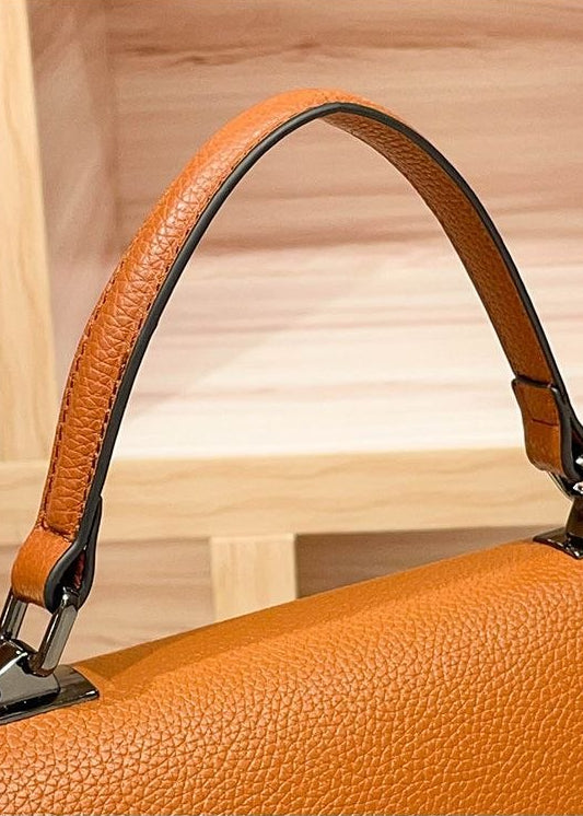 Brielle Plaid Panel Structured Satchel Bag