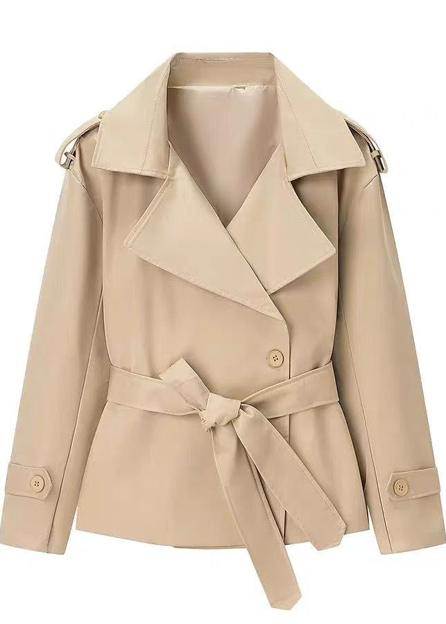 Sienna Belted Short Trench Jacket