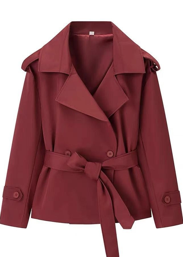 Sienna Belted Short Trench Jacket