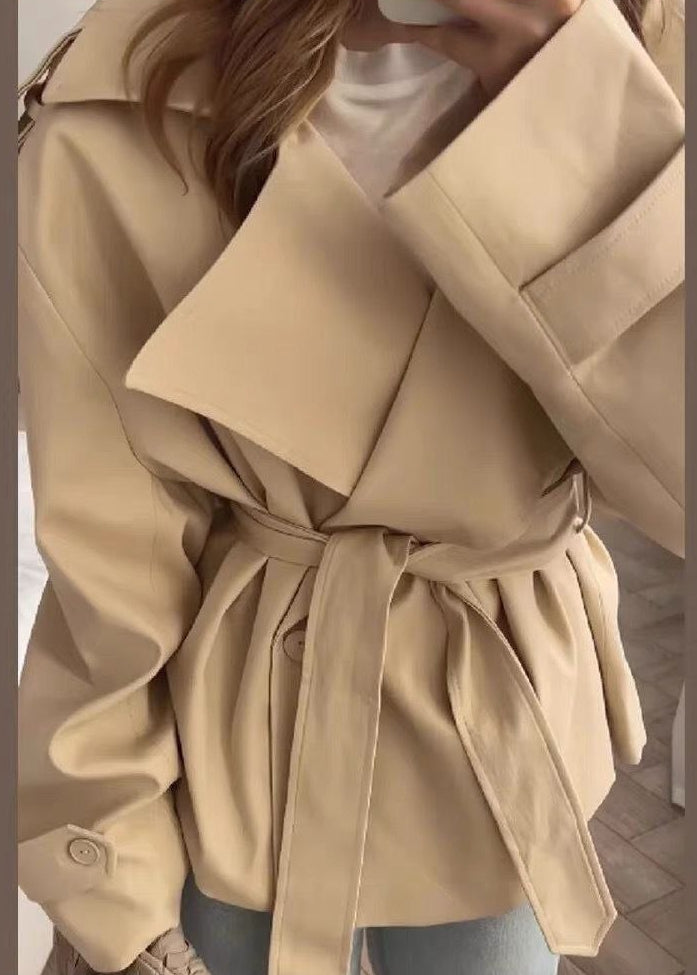 Sienna Belted Short Trench Jacket