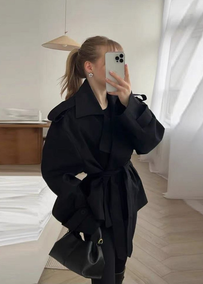 Sienna Belted Short Trench Jacket