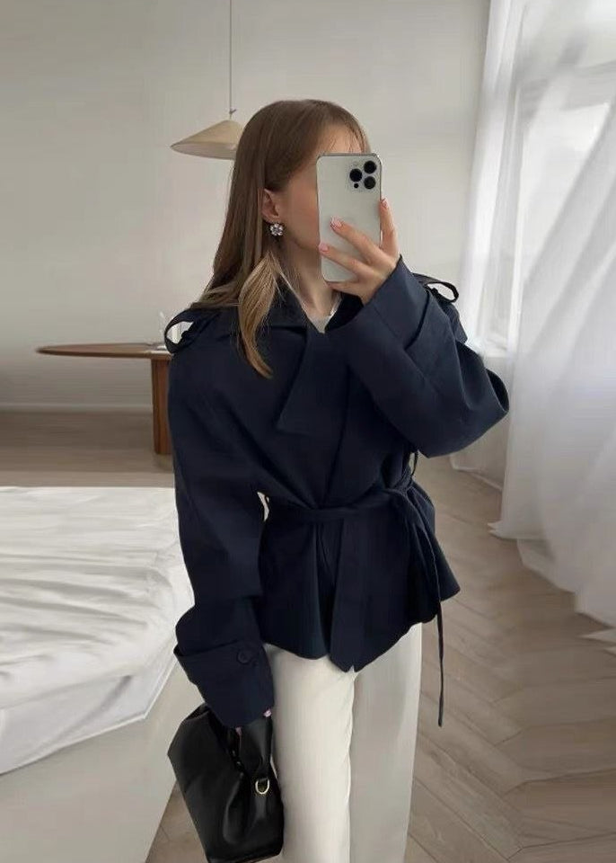 Sienna Belted Short Trench Jacket