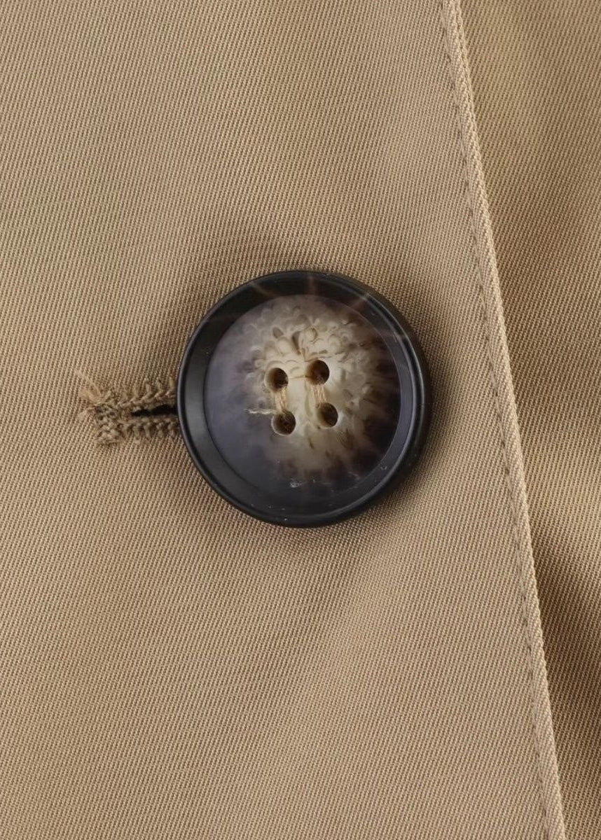 Camden Double-Breasted Short Trench Jacket