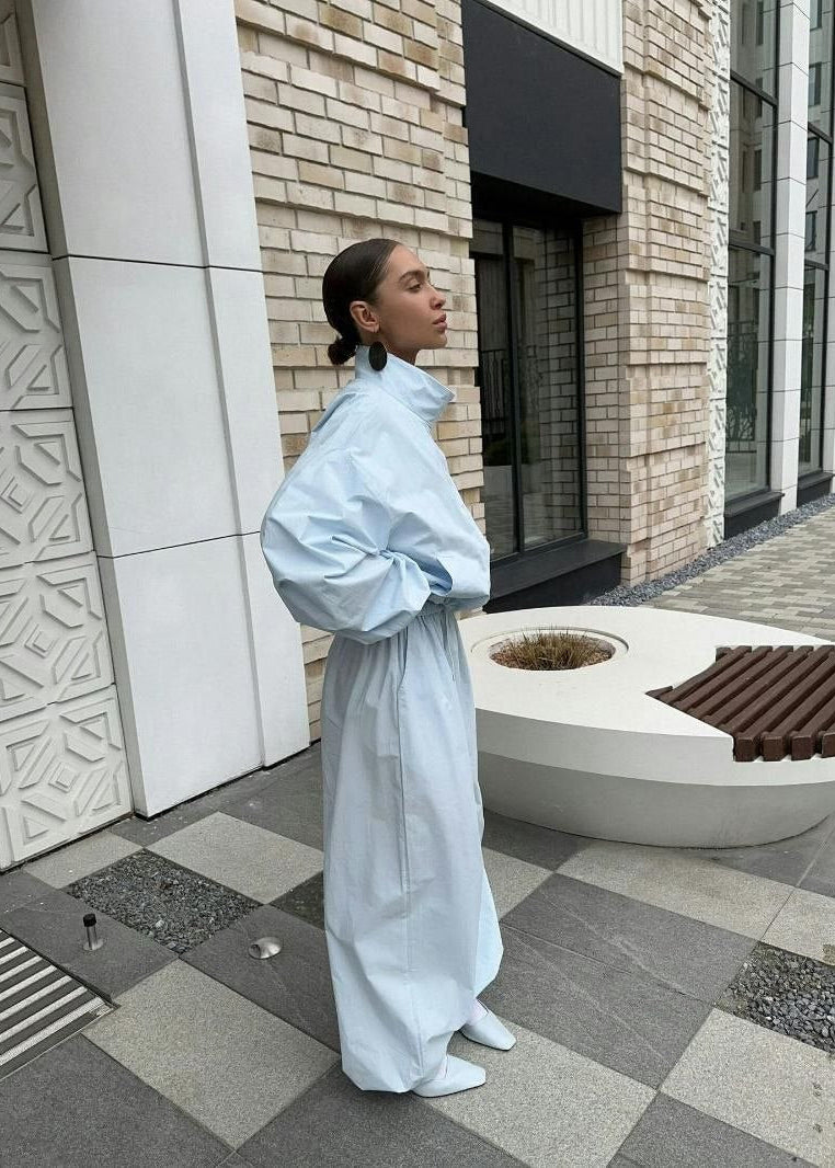 Avery Oversized Track Jacket & Wide-Leg Pants Set