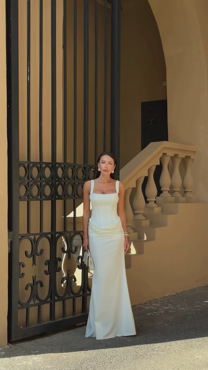 Seraphine Sculpted Mermaid Maxi Dress