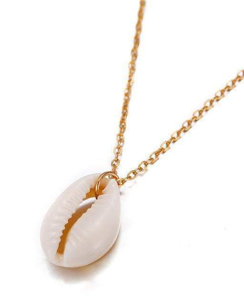 Conch Shell Pendant Necklace - VibeSoothe